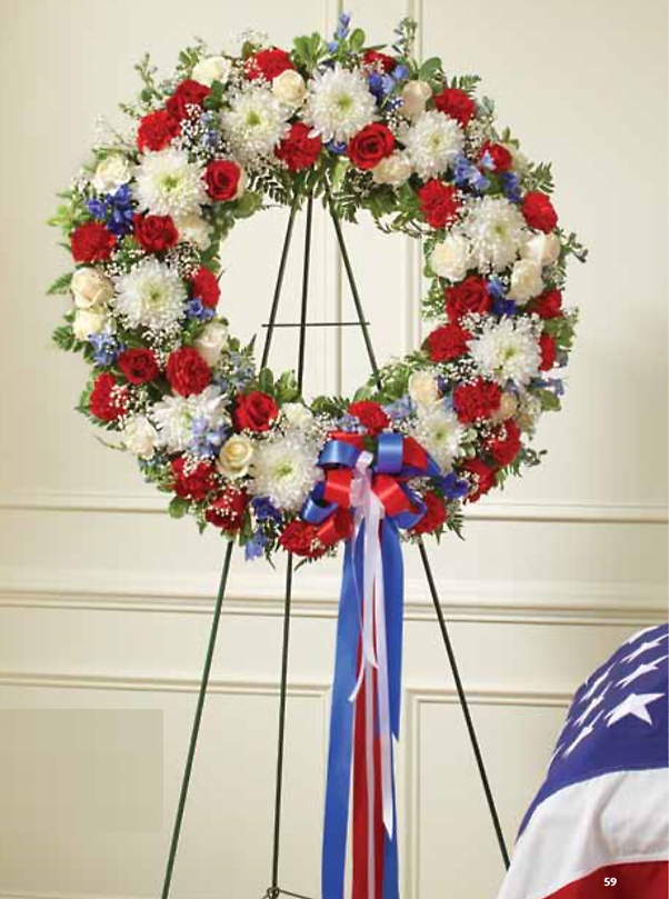 Red, White, &amp; Blue Wreath