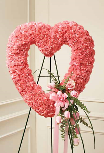 Pink Carnation Heart