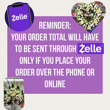 ZELLE PAYMENT (FUNERAL)